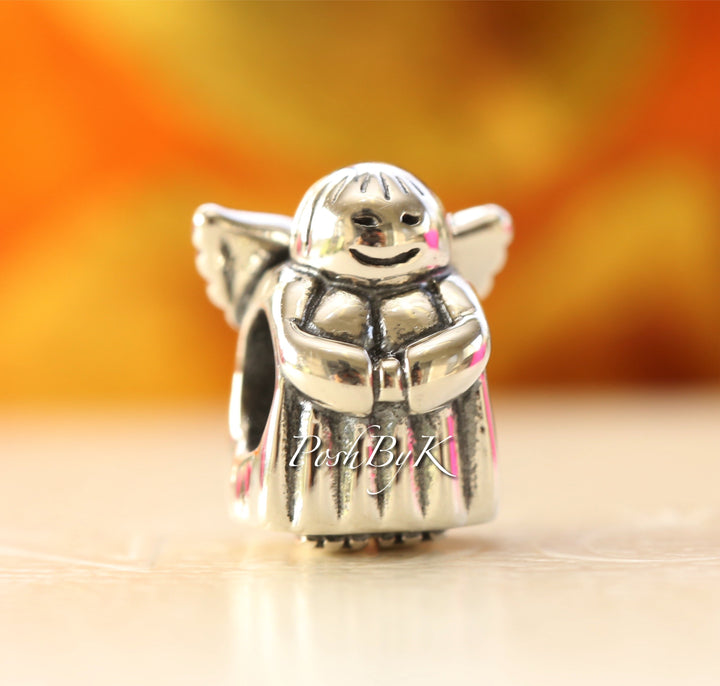 Angel of Hope Silver Charm 790337 - jewelry, beads for charm, beads for charm bracelets, charms for diy, beaded jewelry, diy jewelry, charm beads