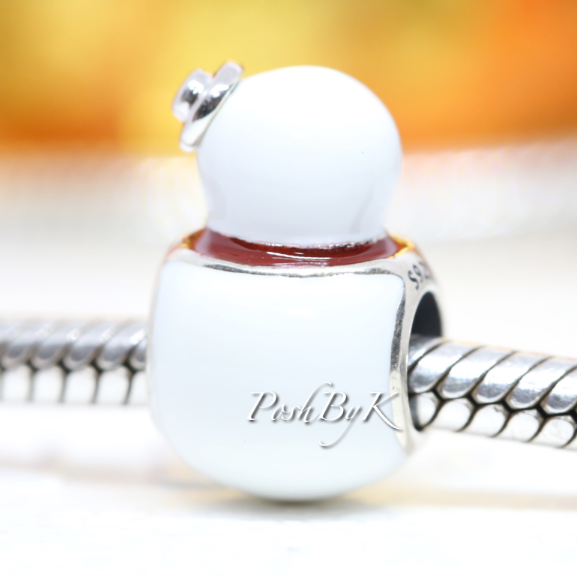 Happy Snowman Charm 791406ENMX - jewelry, beads for charm, beads for charm bracelets, charms for diy, beaded jewelry, diy jewelry, charm beads