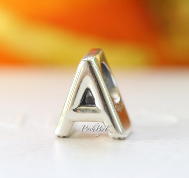 Reversible Letter A 797455 - jewelry, beads for charm, beads for charm bracelets, charms for diy, beaded jewelry, diy jewelry, charm beads 