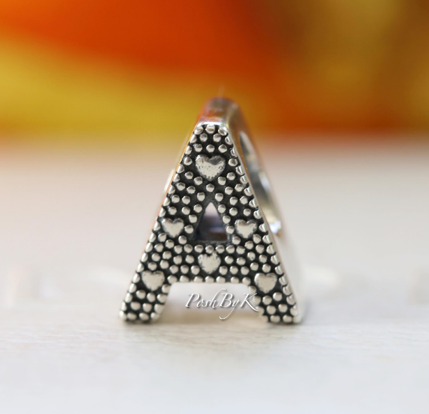 Reversible Letter A 797455 - jewelry, beads for charm, beads for charm bracelets, charms for diy, beaded jewelry, diy jewelry, charm beads 