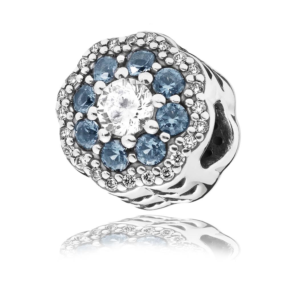 Blue Sparkle Flower Charm 797851nmb – Numaru