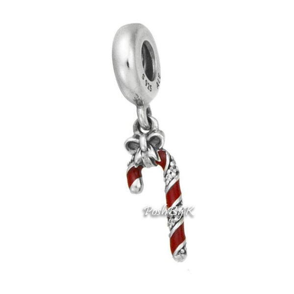 Christmas Sparkling Candy Cane Charm 796382EN39 -  jewelry, beads for charm, beads for charm bracelets, charms for diy, beaded jewelry, diy jewelry, charm beads