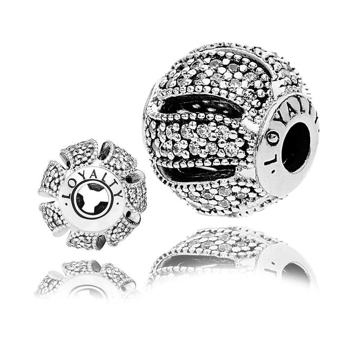 Essence Collection Loyalty Charm 796074CZ - jewelry, beads for charm, beads for charm bracelets, charms for diy, beaded jewelry, diy jewelry, charm beads