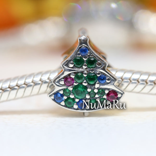 Christmas Tree Charm 790018C01, jewelry, beads for charm, beads for charm bracelets, charms for diy, beaded jewelry, diy jewelry, charm beads