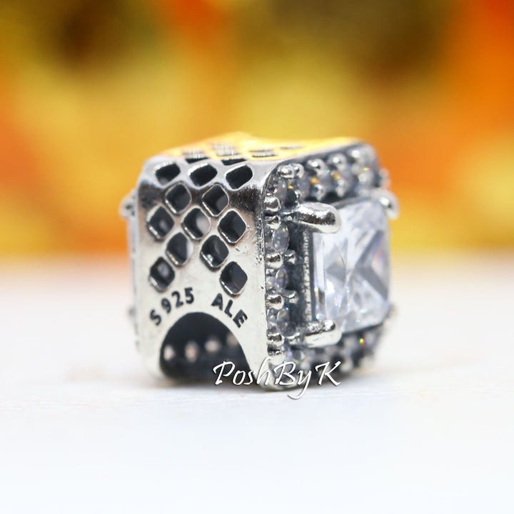 Geometric Radiance Charm 796206CZ - jewelry, beads for charm, beads for charm bracelets, charms for diy, beaded jewelry, diy jewelry, charm beads 
