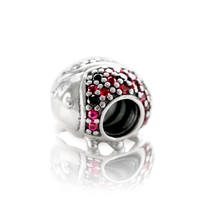 Lady Bug Charm 791484CFR - jewelry, beads for charm, beads for charm bracelets, charms for diy, beaded jewelry, diy jewelry, charm beads