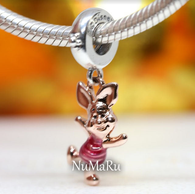 Winnie the Pooh Piglet Dangle Charm 782208C01 - NUMARU