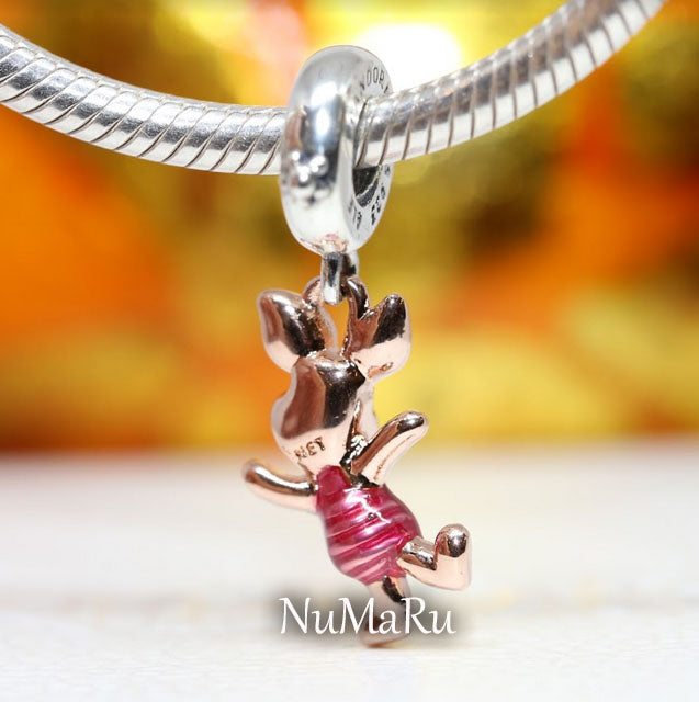 Winnie the Pooh Piglet Dangle Charm 782208C01 - NUMARU