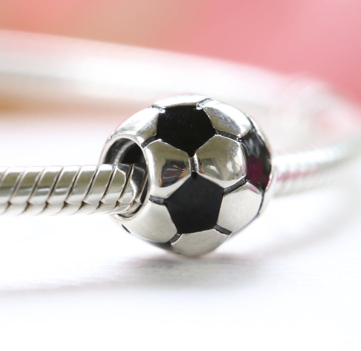 Soccer Ball Charm 790406 - jewelry, beads for charm, beads for charm bracelets, charms for diy, beaded jewelry, diy jewelry, charm beads