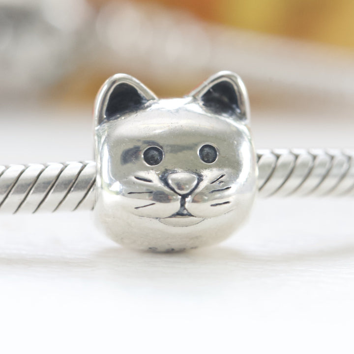 Curious Cat Charm 791706 - jewelry, beads for charm, beads for charm bracelets, charms for diy, beaded jewelry, diy jewelry, charm beads